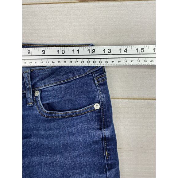 Gap 1969 Womens 0/25 Blue Denim True Skinny Curvy Cropped Ankle Jeggings Stretch - Picture 6 of 11